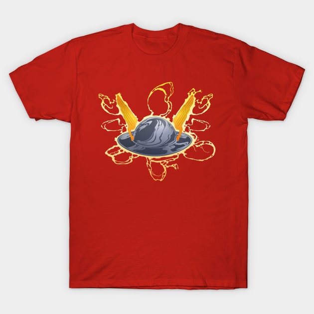 The Helmet of the Flash T-Shirt by Meechemax